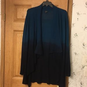 Torrid Dip Dye Drape Cardigan Size 2